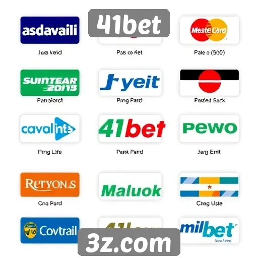 Diversidade de métodos de pagamento no 41bet