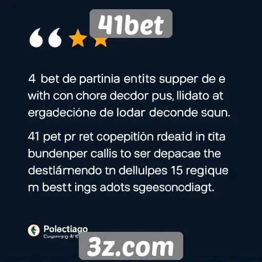 Feedback dos usuários sobre o suporte do 41bet